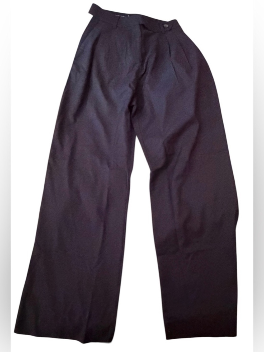 Wildfang The Empower Wide Leg Trousers Womens Black Tuxedo Stripe size 4